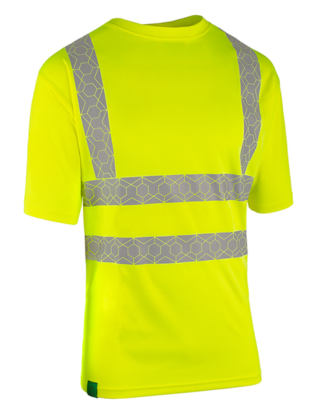 Beeswift Envirowear Hi-Vis Recyclable T-Shirt Saturn Yellow