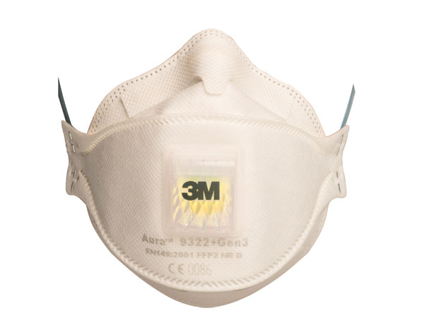 3M 9322+Gen3 Aura Ffp2V Mask White