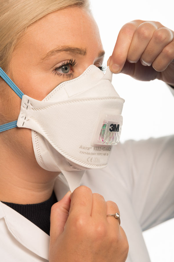 3M 9322+Gen3 Aura Ffp2V Mask White