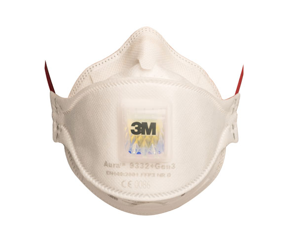 3M 9332+Gen3 Aura Ffp3V Mask White