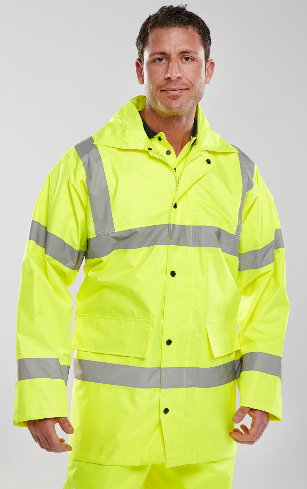 Beeswift Hi-Vis Lightweight Jacket Saturn Yellow