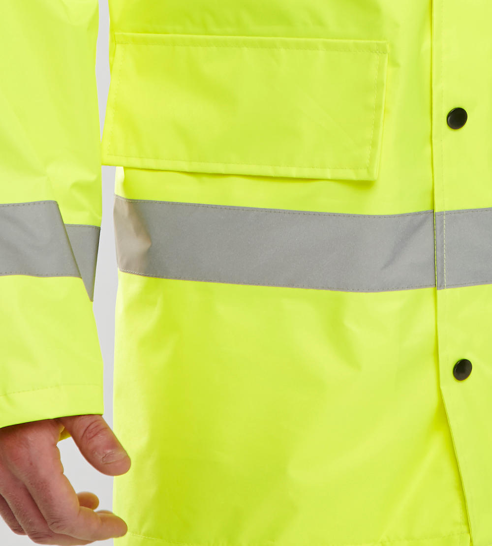 Beeswift Hi-Vis Lightweight Jacket Saturn Yellow