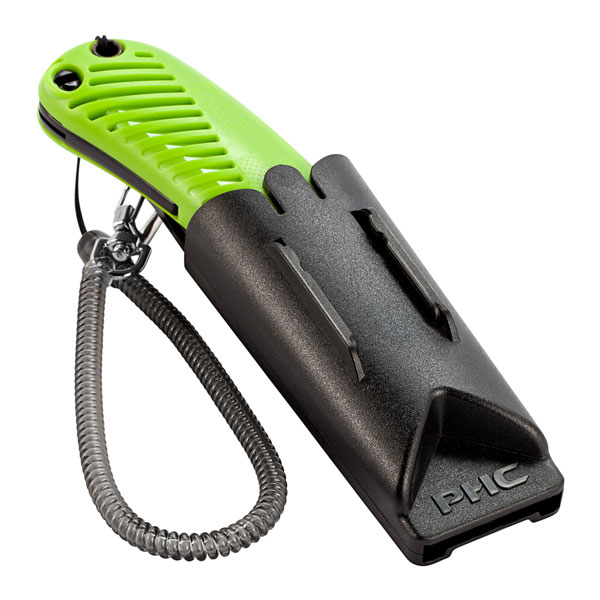 Phc Auto-Retract Swivel Cutter Holster Black