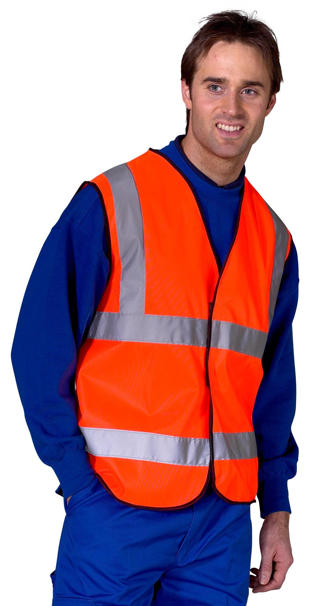 Beeswift Essential Bulk Buy Hi-Vis Vest (Pack Of 100) Orange
