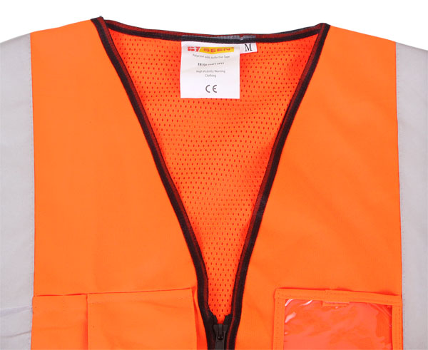 Beeswift Hi-Vis Executive Id Vest Orange