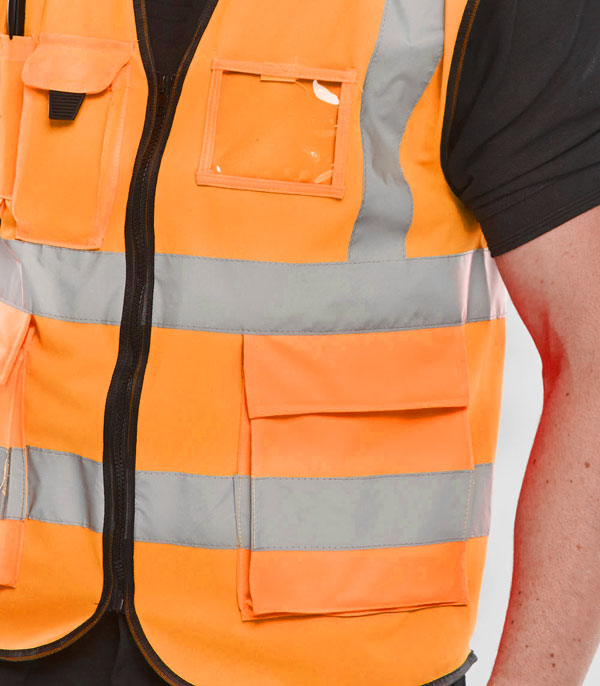 Beeswift Hi-Vis Executive Id Vest Orange