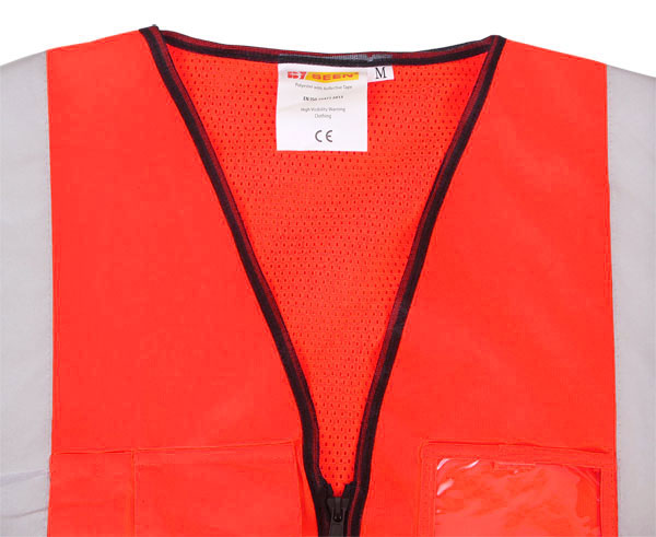 Beeswift Hi-Vis Executive Id Vest Red