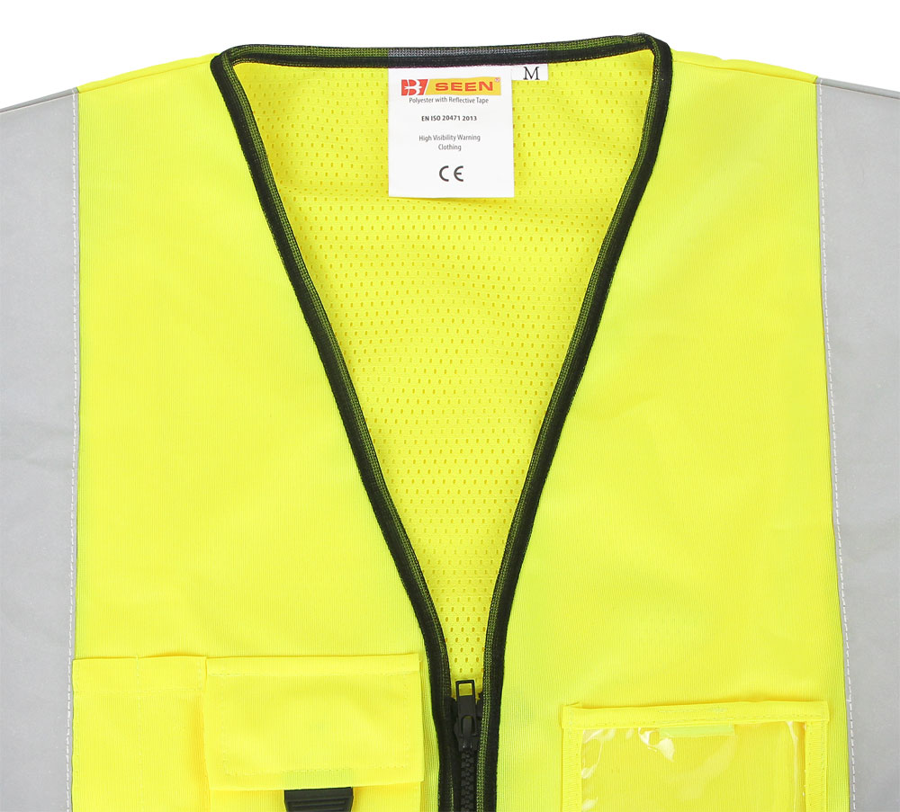 Beeswift Hi-Vis Executive Id Vest Saturn Yellow