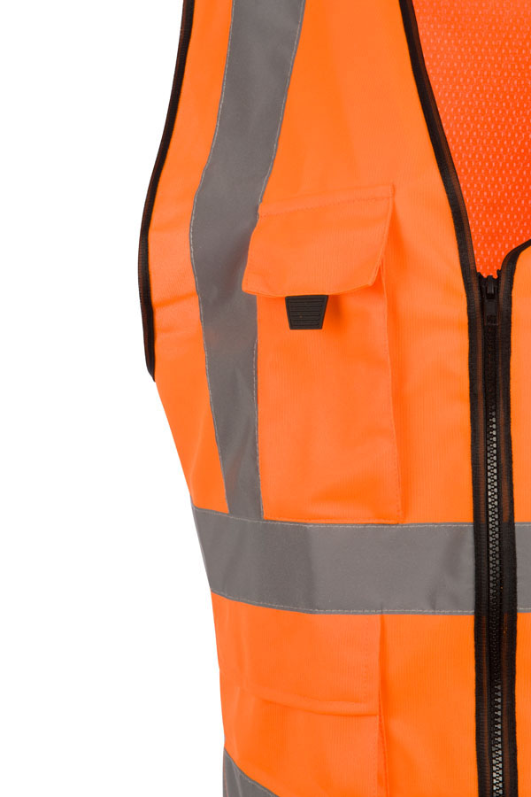 Beeswift Womens Hi-Vis Exec Waistcoat Orange