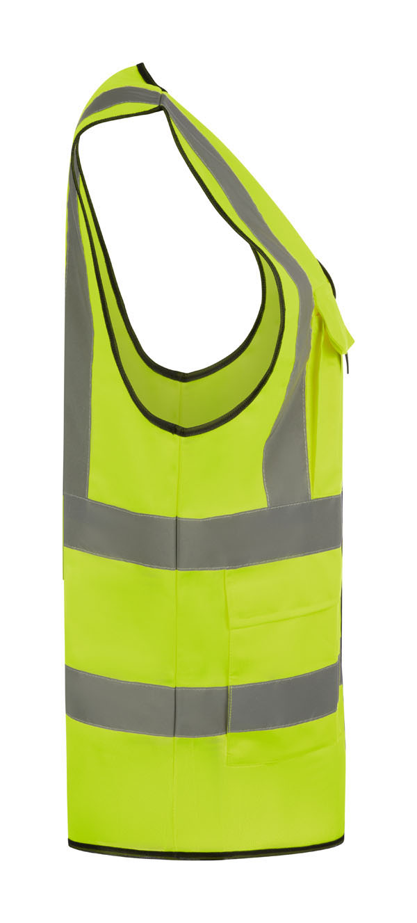 Beeswift Womens Hi-Vis Exec Waistcoat Saturn Yellow