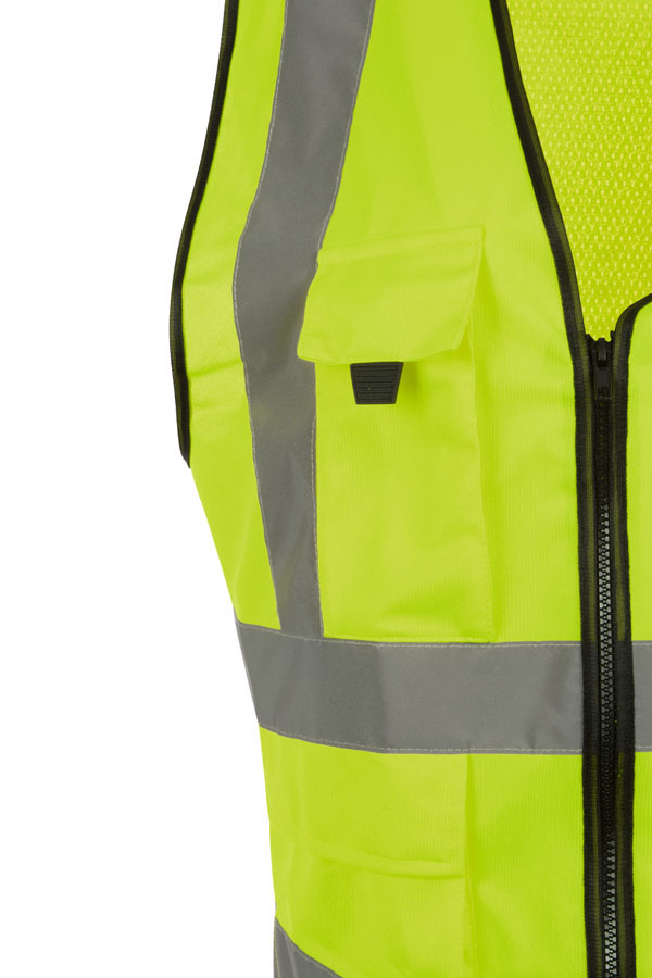 Beeswift Womens Hi-Vis Exec Waistcoat Saturn Yellow