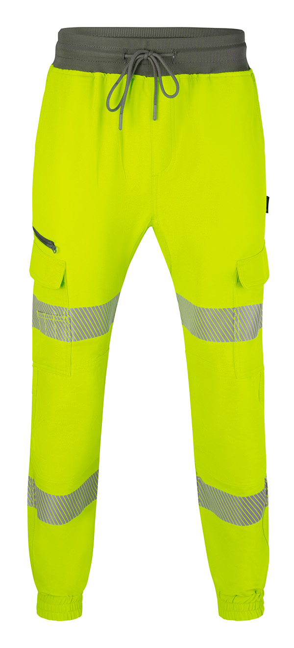 Womens Hi-Vis Work Joggers Saturn Yellow