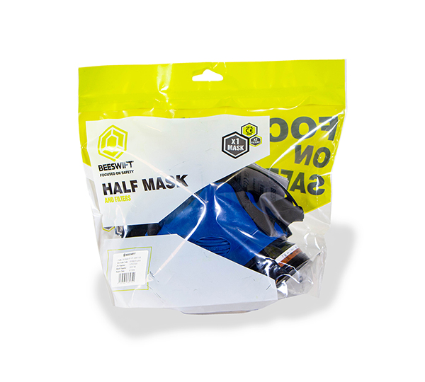 Beeswit Respirator & A2P3 Filter Kit Blue