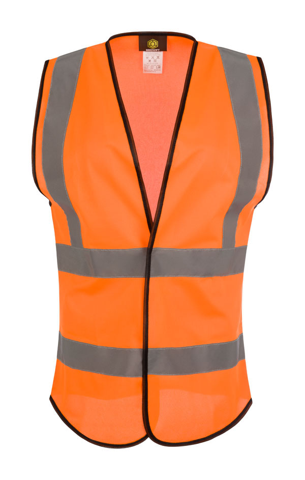 Beeswift Womens Hi-Vis Waistcoat Orange