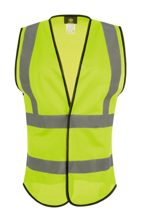 Beeswift Womens Hi-Vis Waistcoat Saturn Yellow