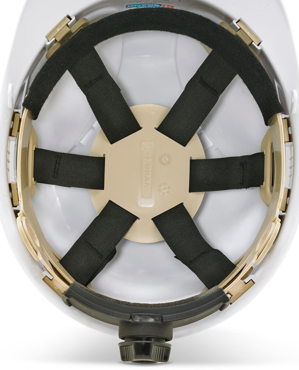 Beeswift Replacement Hard Hat Harness With Ratchet Black