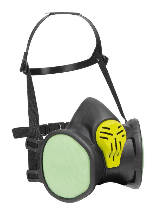 Beeswift Ffa2P3 Maintenance Free Half Mask Black/Green