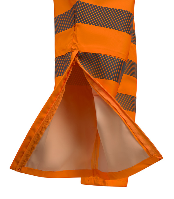 Beeswift Birkdale Hi-Vis Waterproof Breathable Trousers Orange