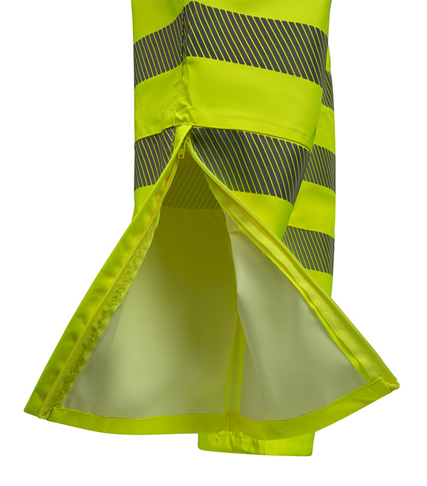 Beeswift Birkdale Hi-Vis Waterproof Breathable Trousers Saturn Yellow