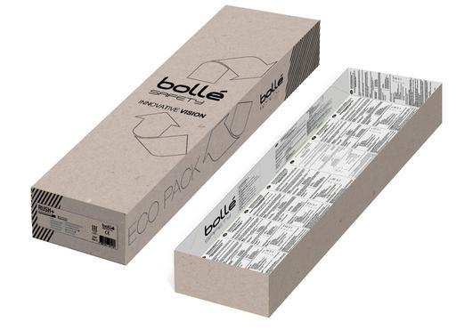 Bolle Safety Rush+ Go Green Platinum Glasses Copper Brown