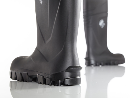 Bekina Steplite X Solid Grip Full Safety Non Metalic Wellingtons S5 Black