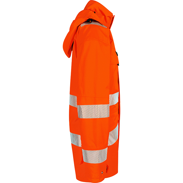 Beeswift Deltic Hi-Vis Ripstop Breathable And Waterproof Rail Jacket Orange