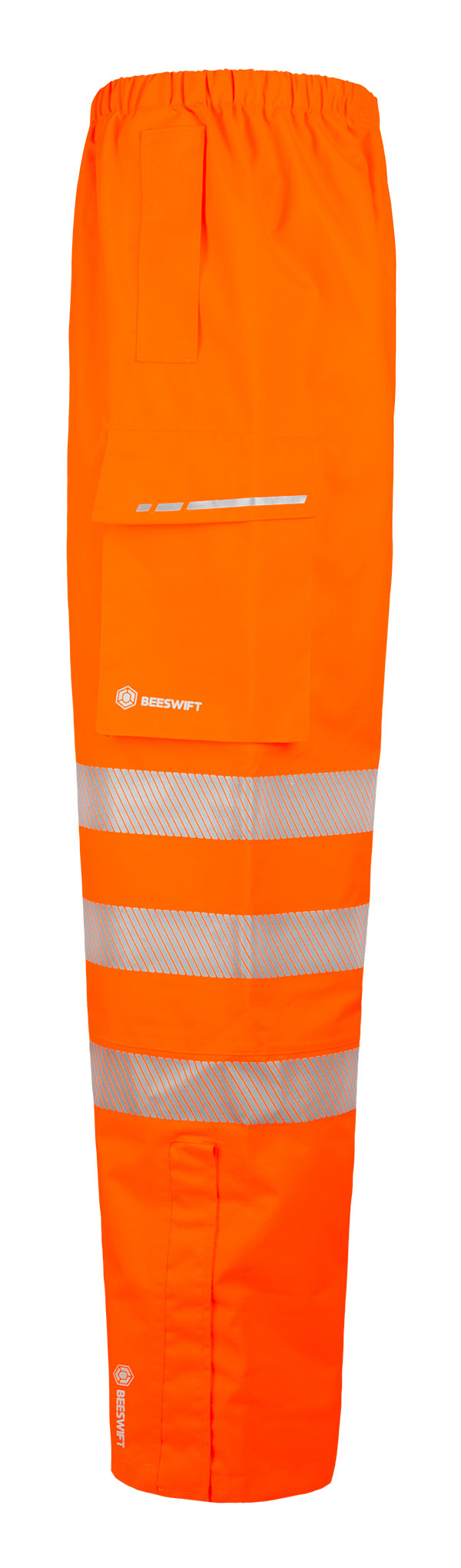 Beeswift Deltic Hi-Vis Ripstop Breathable And Waterproof Rail Overtrouser Orange