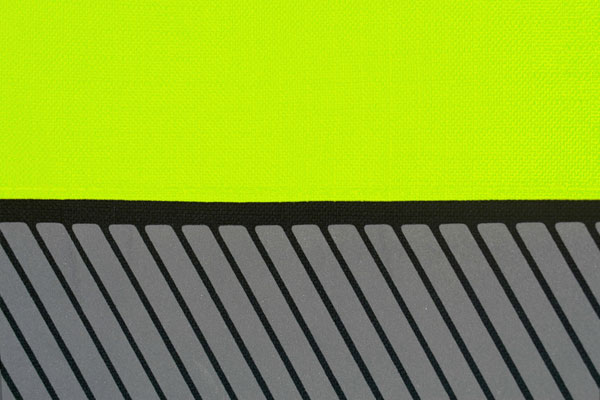 Beeswift Deltic Hi-Vis Two-Tone Ripstop Breathable And Waterproof Rail Overtrouser Saturn Yellow / Navy