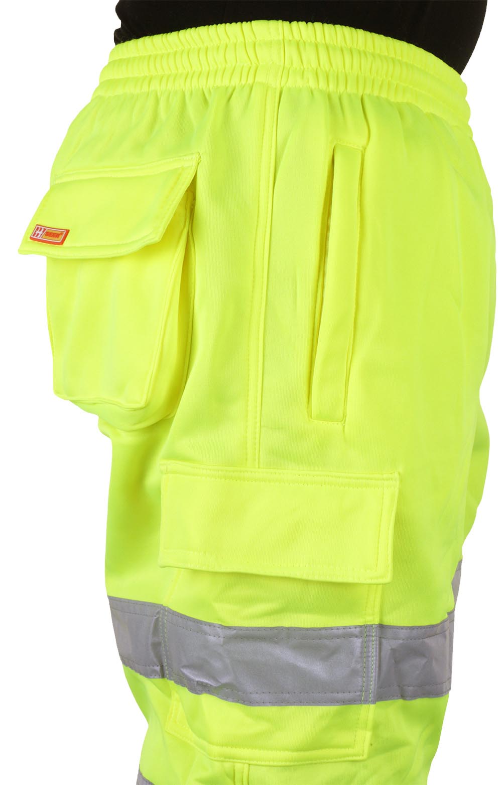 Beeswift Fleece Jogger Hi-Vis Trousers Saturn Yellow