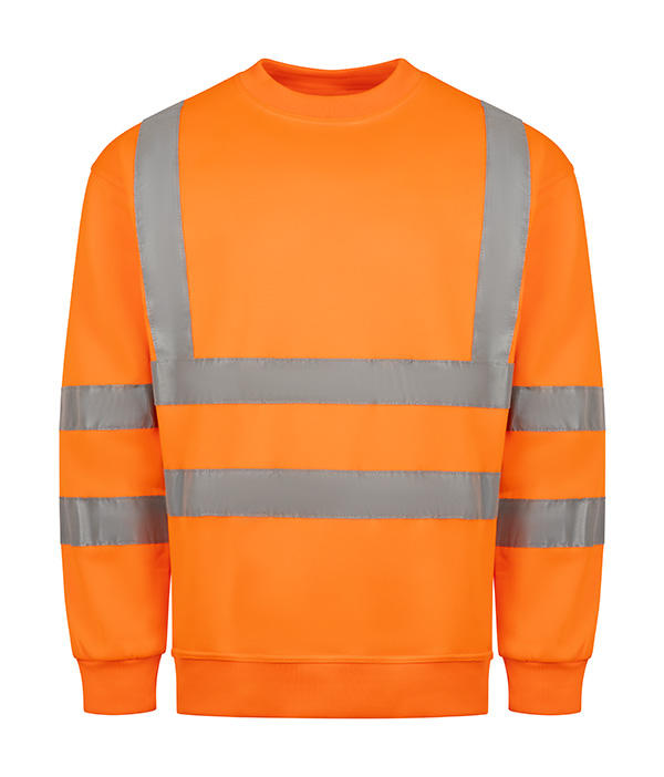 Beeswift Essential Sweatshirt Hi-Vis Jumper Orange
