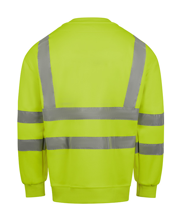 Beeswift Essential Sweatshirt Hi-Vis Jumper Saturn Yellow