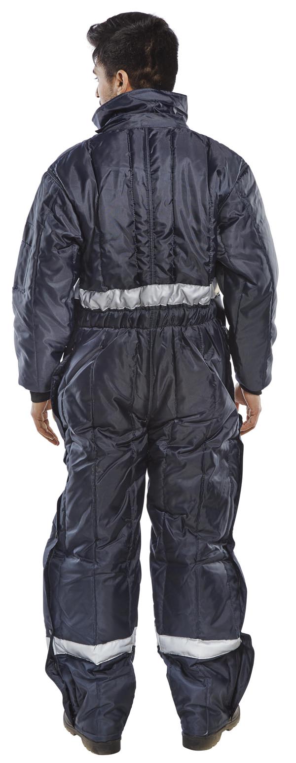 Beeswift Coldstar Freezer Coverall Navy Blue