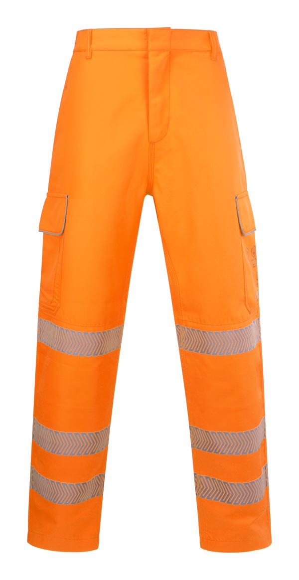 Beeswift Arc Compliant Hi-Vis Trousers Orange