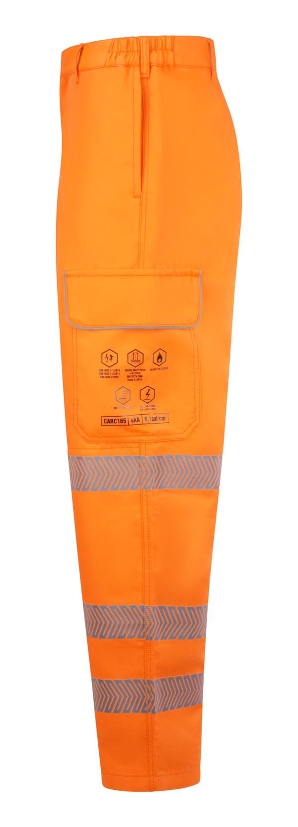 Beeswift Arc Compliant Hi-Vis Trousers Orange