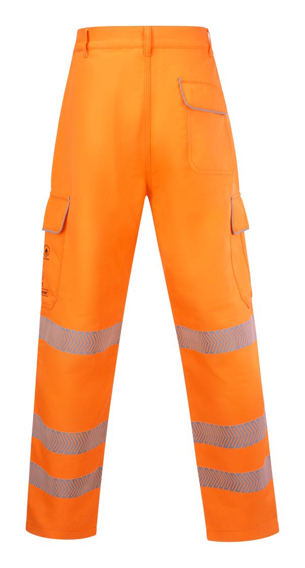 Beeswift Arc Compliant Hi-Vis Trousers Orange