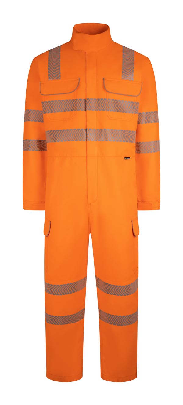 Beeswift Arc Compliant Hi-Vis Coverall Orange