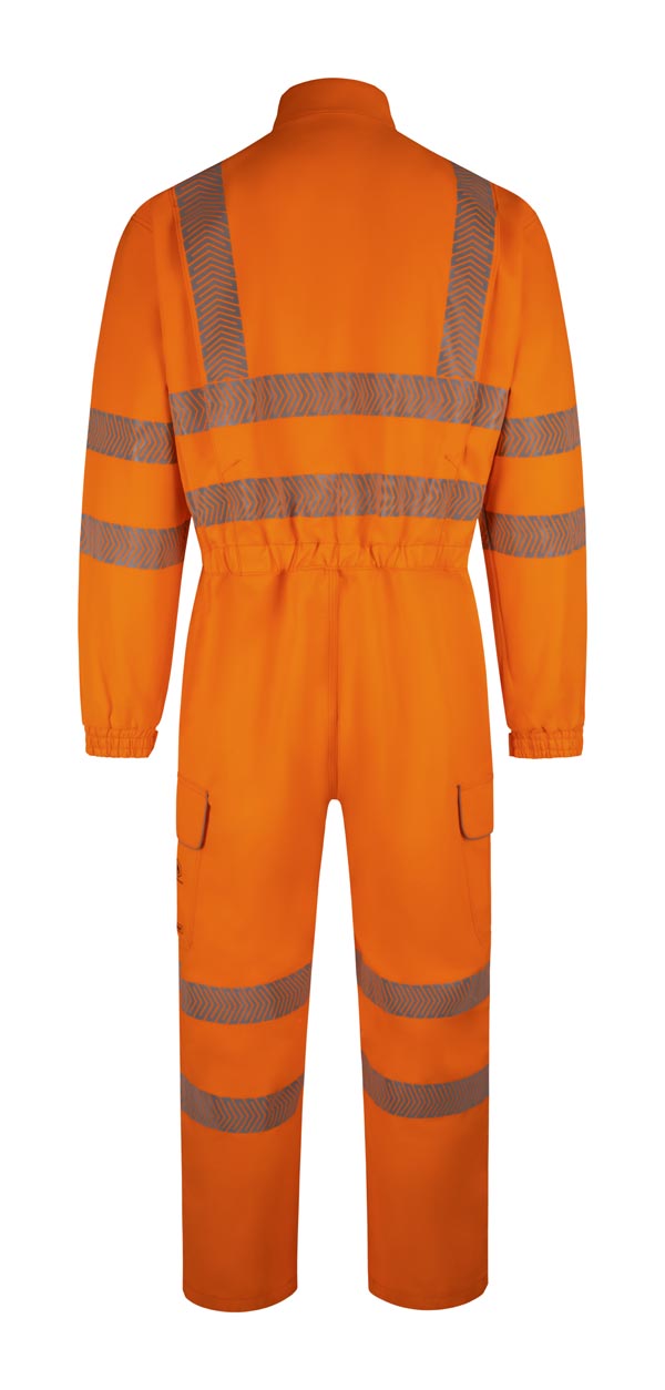 Beeswift Arc Compliant Hi-Vis Coverall Orange
