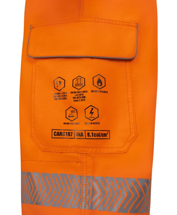 Beeswift Arc Compliant Hi-Vis Coverall Orange