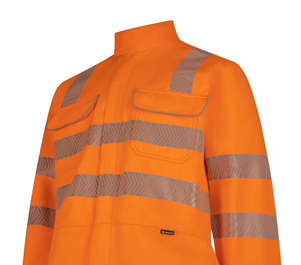 Beeswift Arc Compliant Hi-Vis Coverall Orange