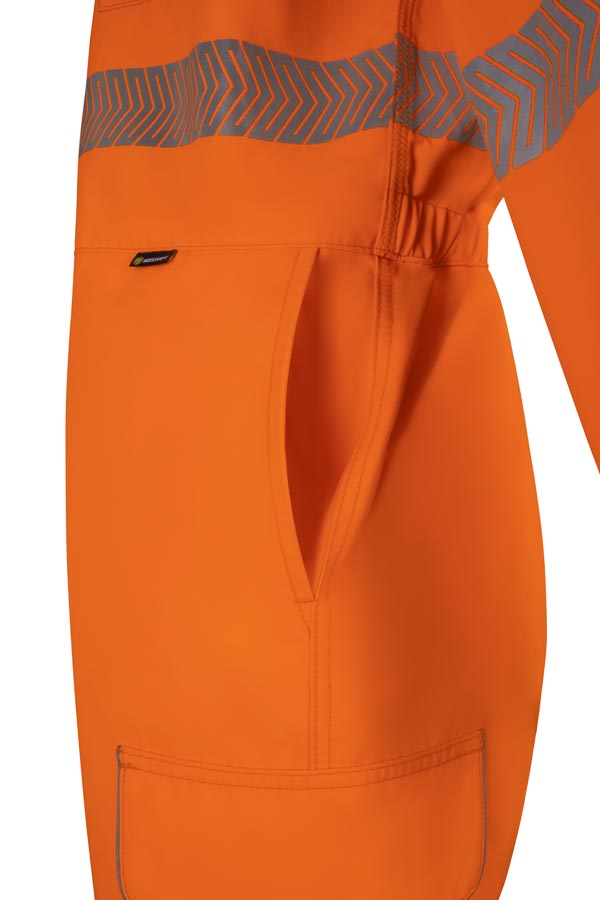 Beeswift Arc Compliant Hi-Vis Coverall Orange