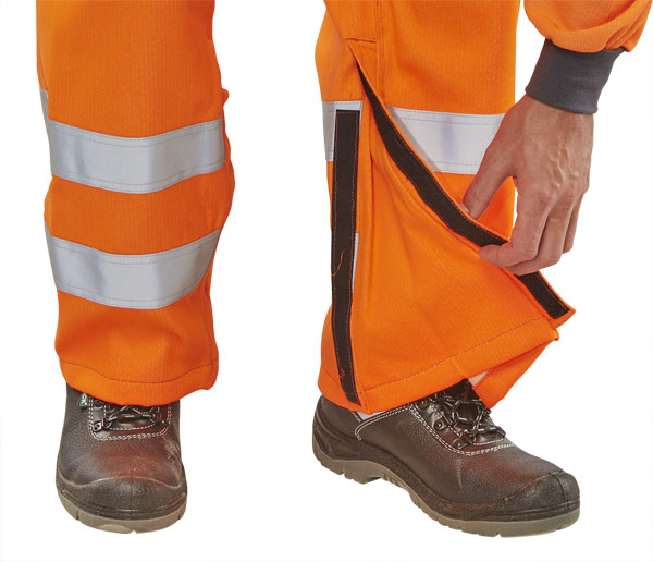 Beeswift Arc Compliant Hi-Vis Rail Spec Trousers Orange