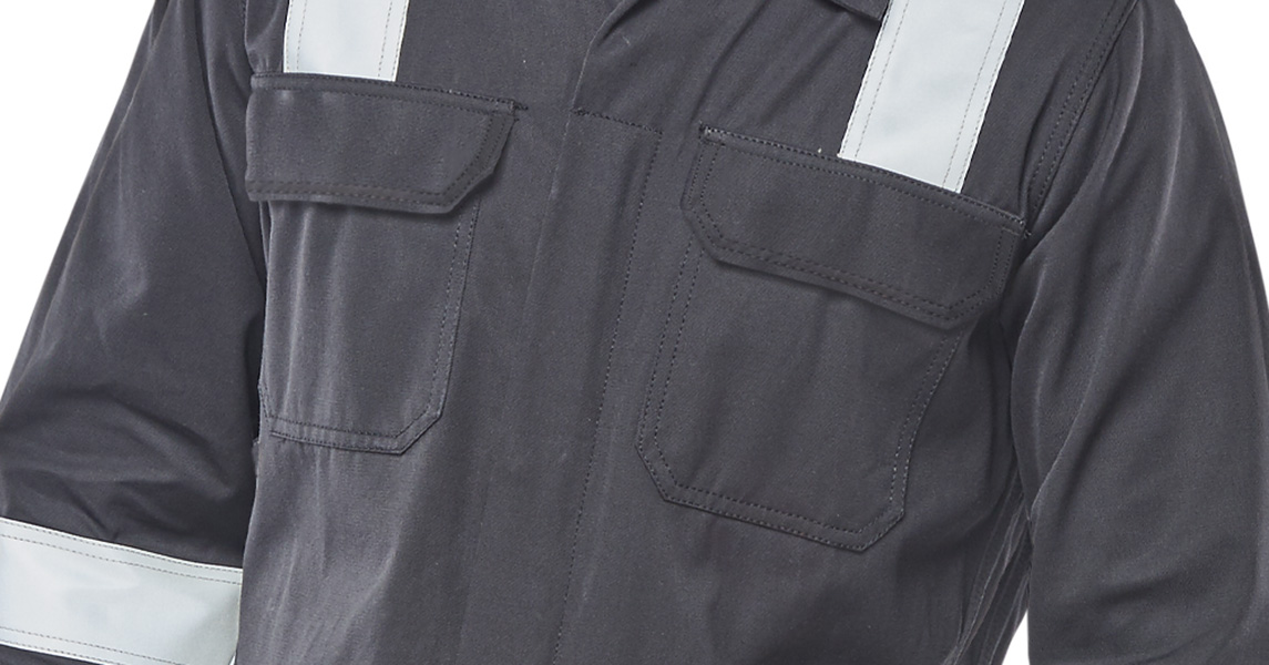 Beeswift Arc Compliant Boilersuit Navy Blue