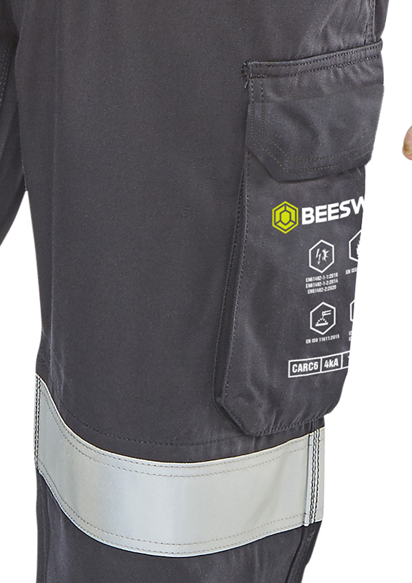 Beeswift Arc Compliant Boilersuit Navy Blue