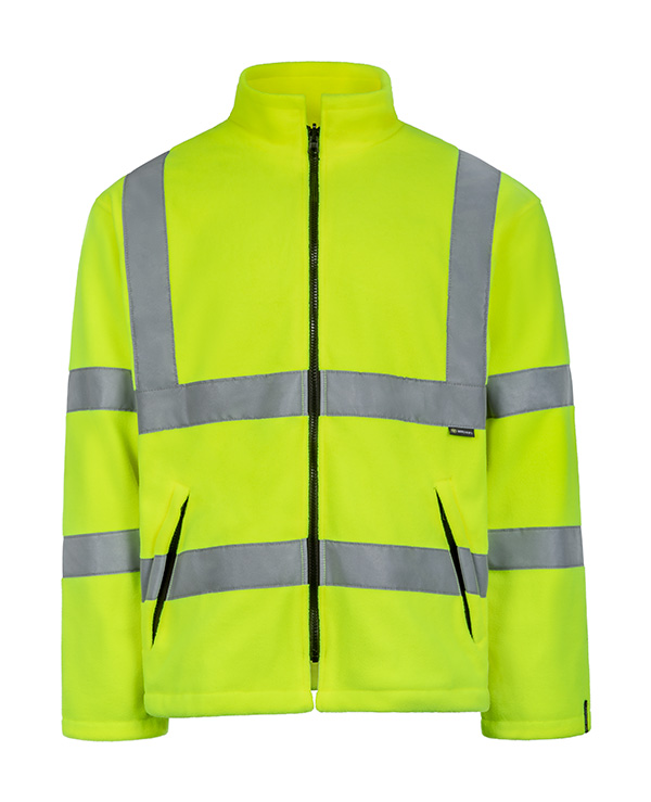 Beeswift Carnoustie Hi-Vis Fleece Jacket Saturn Yellow