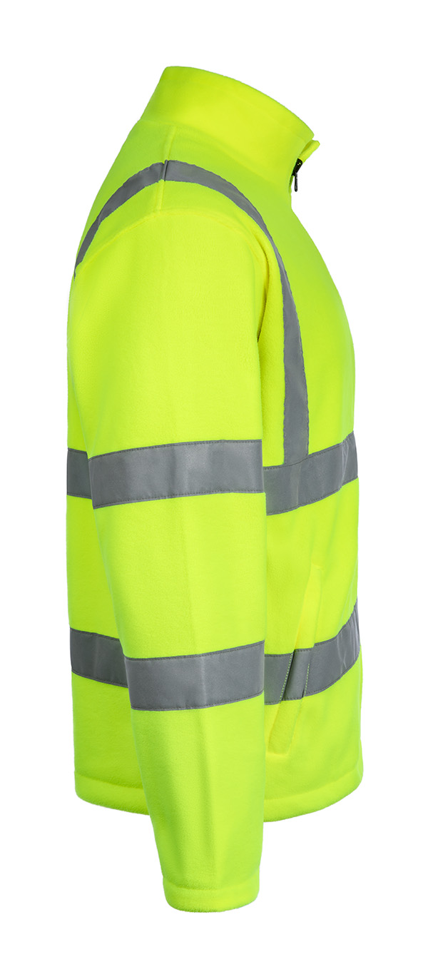 Beeswift Carnoustie Hi-Vis Fleece Jacket Saturn Yellow