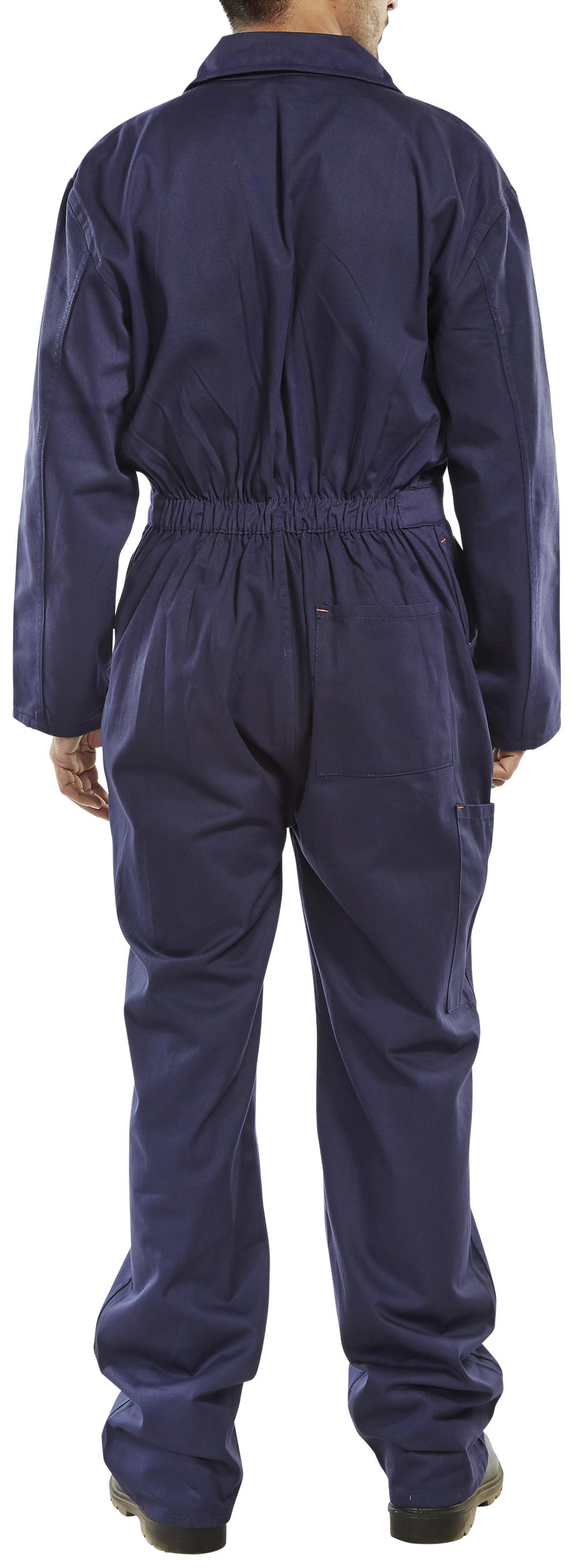 Beeswift Cotton Drill Boilersuit Navy Blue