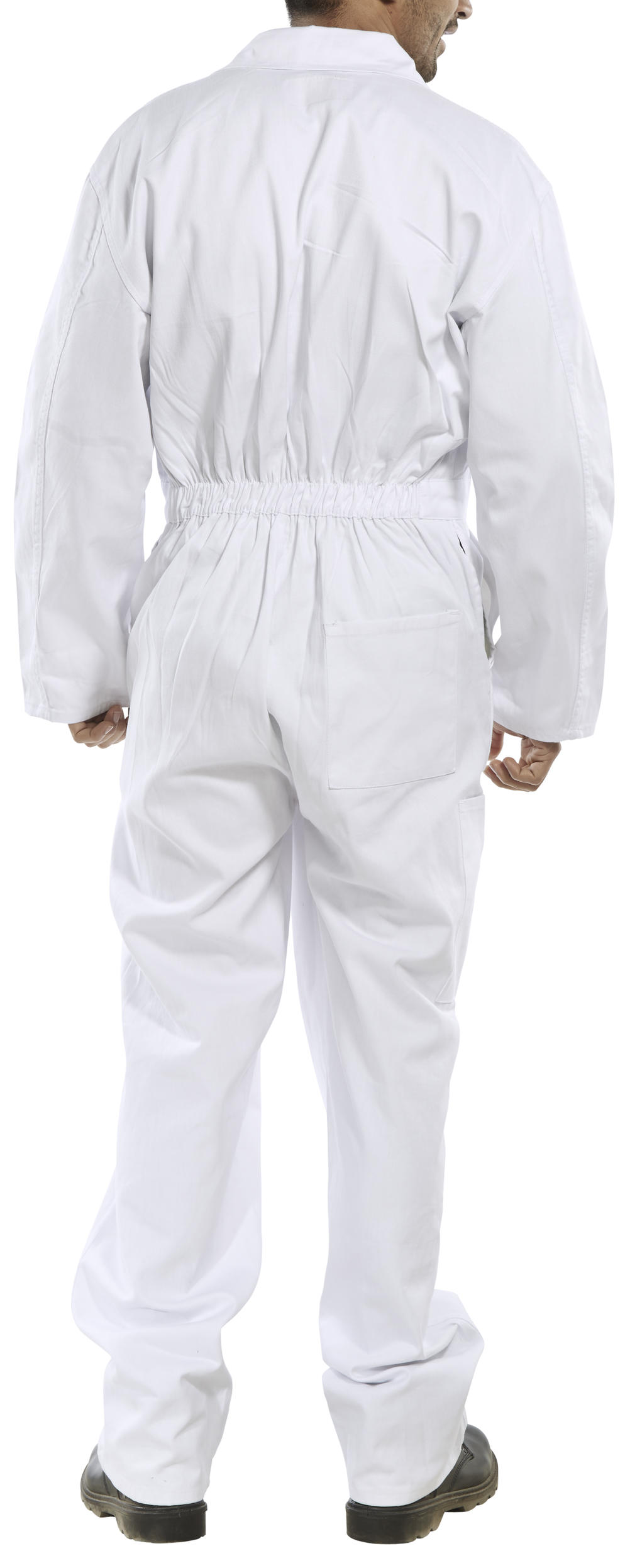 Beeswift Cotton Drill Boilersuit White