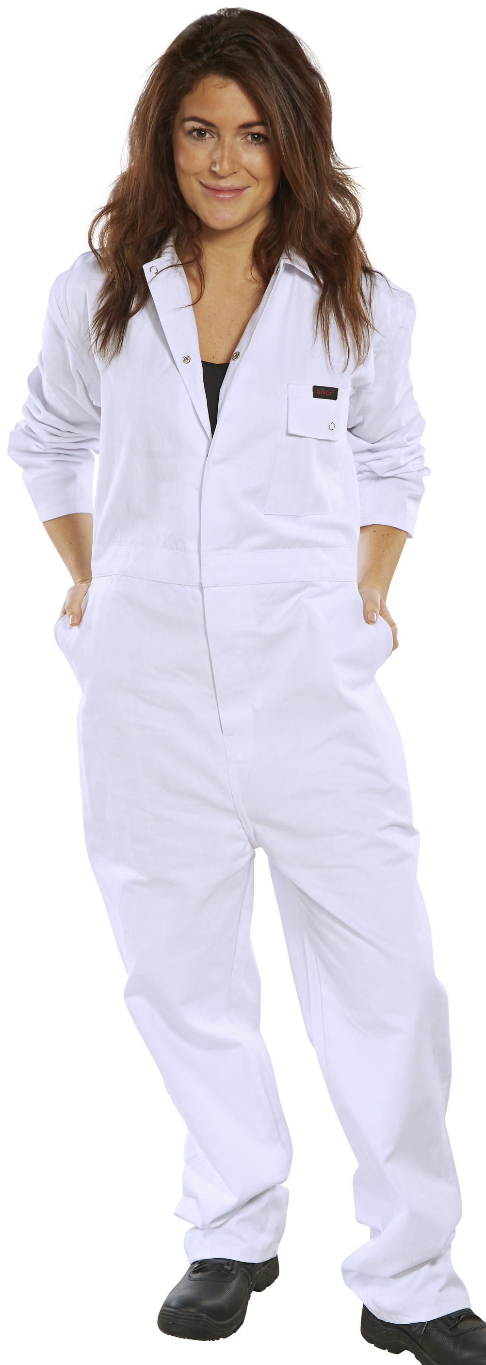 Beeswift Cotton Drill Boilersuit White