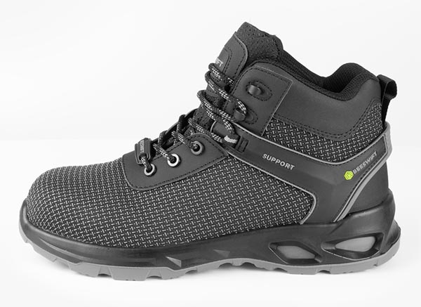 Beeswift Himley Tpu Tek Composite Mid Lightweight Safety Work Boot S3S Black