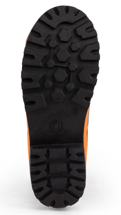 Neo Force Neoprene Fully Safety Wellington Black/Orange
